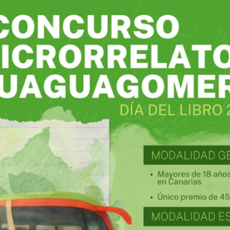 GuaguaGomera lanza un Concurso de Microrrelatos vinculado a La Gomera y al transporte público