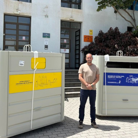 Arucas incorpora 25 contenedores para impulsar la recogida selectiva de envases