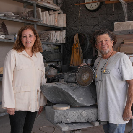 La Graciosa tendrá su escultura en la entrada del Parlamento de Canarias