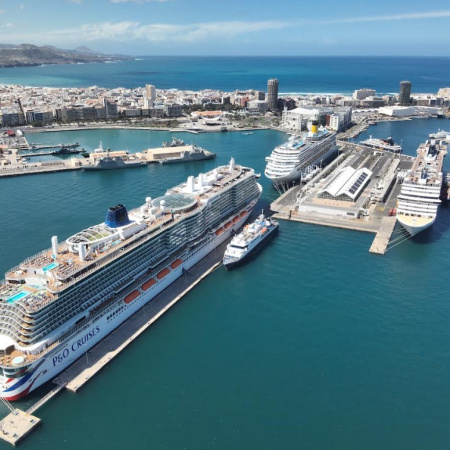 La Autoridad Portuaria de Las Palmas roza los 9 millones de toneladas y dispara el turismo de cruceros un 16,57%