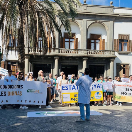 Sanidad cifra en un 12,98% el seguimiento de la huelga nacional de médicos en Canarias