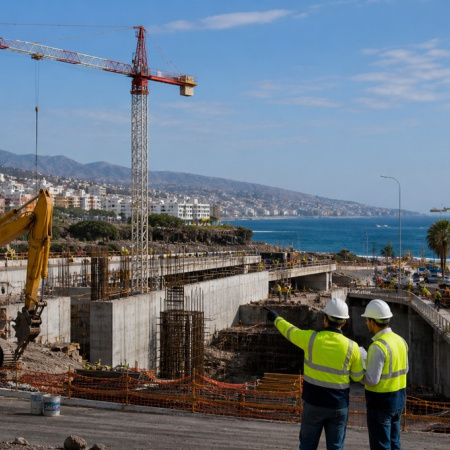 La licitación de obra pública en Canarias crece un 70,9% hasta febrero y supera los 243 millones