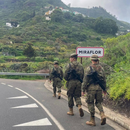 El Ejército se despliega con ejercicios tácticos por todas las islas de Canarias