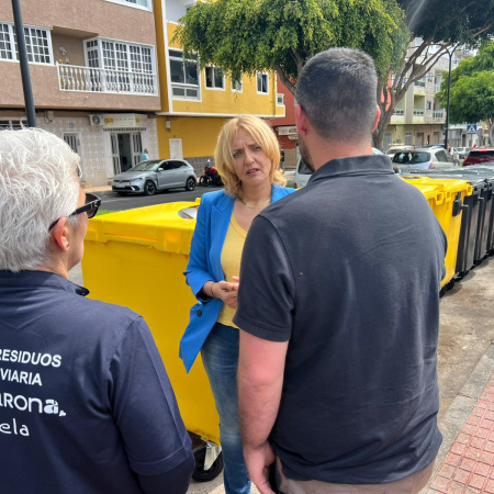 Arona continúa la sustitución de contenedores para mejorar la limpieza en los barrios