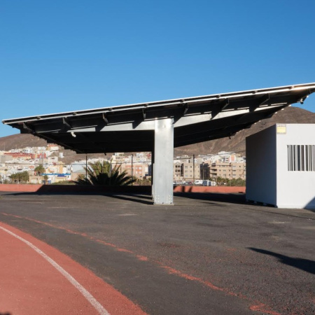El Cabildo de Fuerteventura promueve el autoconsumo energético en el Campo de Fútbol de Gran Tarajal