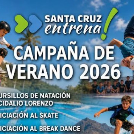 Santa Cruz impulsa la Campaña de Verano 2026 con una amplia oferta de deporte y ocio