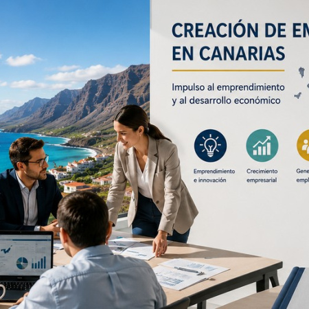 La creación de empresas en Canarias sube un 25,9% en marzo, con 506 sociedades mercantiles constituidas