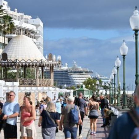 Arrecife roza los 400.000 cruceristas en los primeros cuatro meses del año