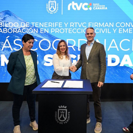 Cabildo de Tenerife y Televisión Canaria refuerzan su coordinación ante emergencias y riesgos meteorológicos