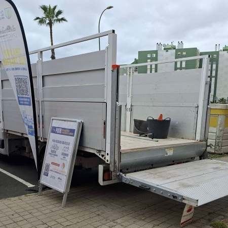 El Ayuntamiento de Las Palmas de Gran Canaria continúa en junio con el dispositivo itinerante de Puntos de Acopio Transitorio en los cinco distritos