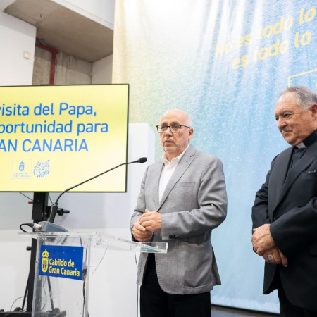 El Cabildo de Gran Canaria llama a reducir los desplazamientos el 11 de junio para facilitar la movilidad durante la visita del Papa León XIV