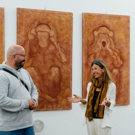 Yaiza expone la esencia pura y creativa de Heike Krause