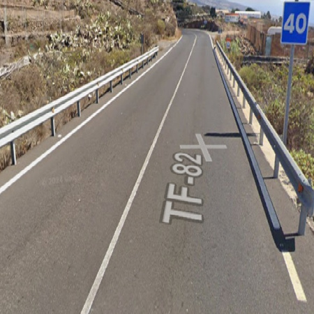 El Cabildo de Tenerife rehabilita y mejora el firme de la TF-82 a su paso por el municipio de El Tanque