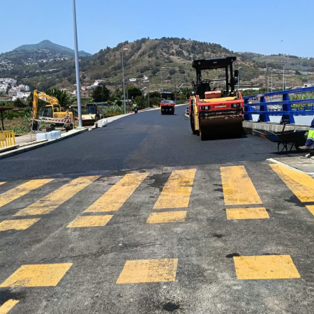 Obras Públicas anuncia nuevos desvíos en Arucas por la recta final del asfaltado de la Circunvalación