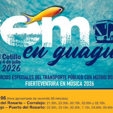 El Cabildo de Fuerteventura habilita un servicio especial de guaguas para facilitar la asistencia al FEM 2026