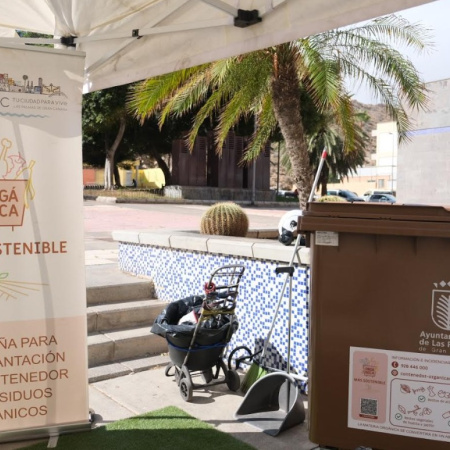 El quinto contenedor llega a la Zona de Madera y Corcho para impulsar el reciclaje de residuos orgánicos