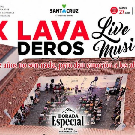 Santa Cruz celebra los diez años de Lavaderos Live Music con una edición especial