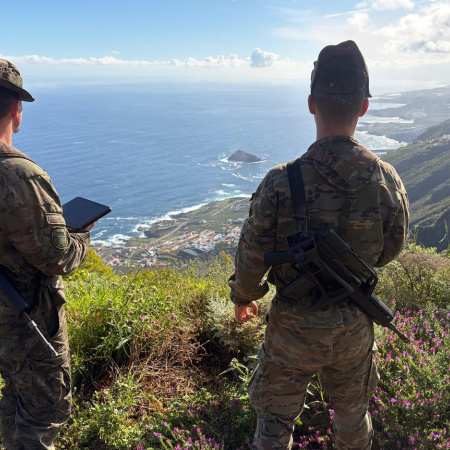 El Ejército se despliega en Tenerife para realizar labores de vigilancia y presencia en la isla
