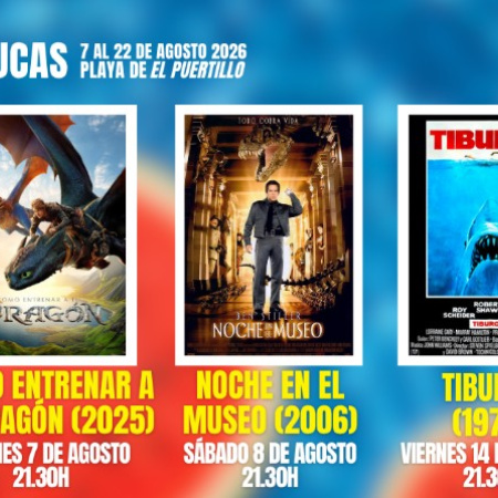 Arucas celebra “Un Verano de Cine” con seis proyecciones gratuitas en la playa de El Puertillo