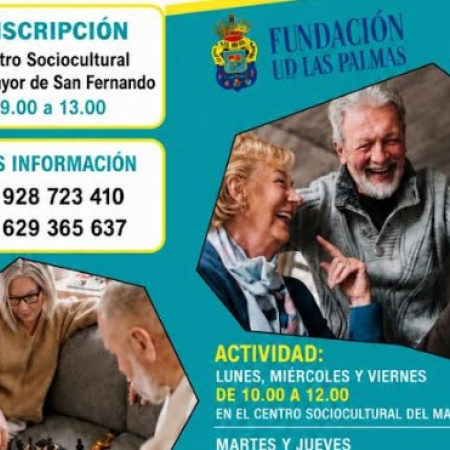 La Concejalía del Mayor de San Bartolomé de Tirajana abre las inscripciones para los talleres gratuitos de envejecimiento activo ‘Al Golpito’ del mes de agosto