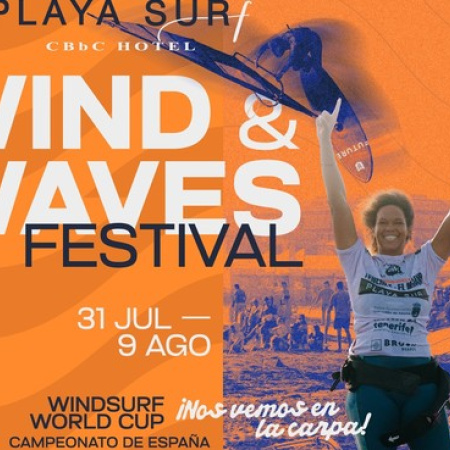 El Wind&Waves Festival convertirá de nuevo a El Médano en la capital mundial del windsurf del 31 de julio al 9 de agosto