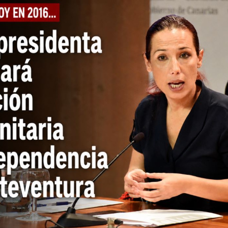 Sucedió tal día como hoy en 2016: La vicepresidenta aumentará la atención sociosanitaria y a la dependencia en Fuerteventura