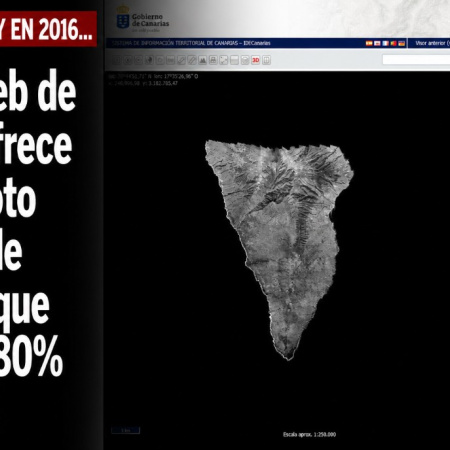 Sucedió tal día como hoy en 2016: El visor web de Grafcan ofrece una ortofoto histórica de La Palma que abarca el 80% de la isla