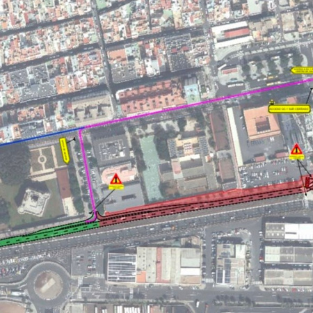 Obras Públicas cierra al tráfico este fin de semana la zona de Belén María, en Las Palmas de Gran Canaria