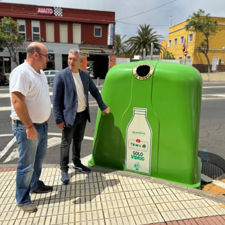 La Laguna incrementa un 3,8% la recogida de vidrio durante el primer semestre de 2026