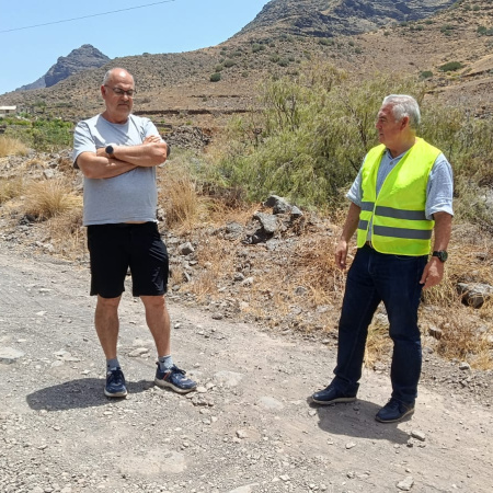 La Aldea de San Nicolás impulsa la reparación de la pista de acceso hasta la Playa de Tasartico