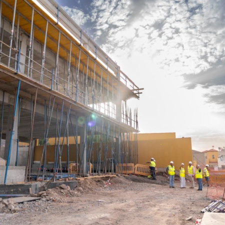 El Cabildo de Fuerteventura impulsa a buen ritmo las obras de la Residencia de Gran Tarajal que sumará 90 nuevas plazas sociosanitarias