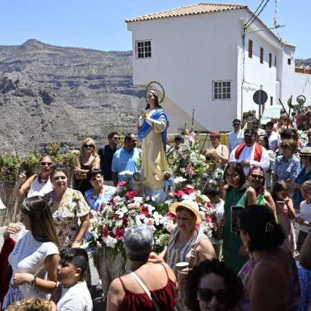 Mogán de fiesta en Barranquillo Andrés y Soria, por Inmaculada Concepción y San Andrés