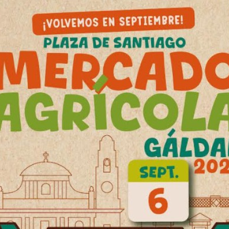 El Mercado Agrícola de Gáldar regresa a la Plaza de Santiago este domingo, 6 de septiembre