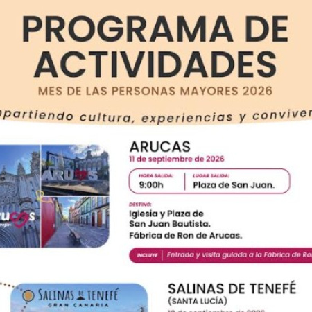 Telde celebra el Día Internacional de las Personas de Edad con una programación cultural y de ocio durante septiembre y octubre