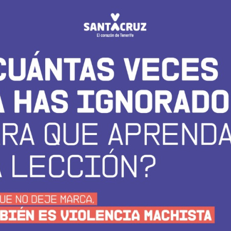 Santa Cruz refuerza la sensibilización contra la violencia psicológica con una campaña