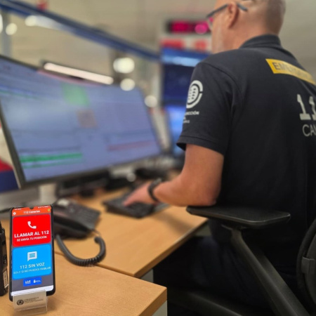 La 'app' del 112 Canarias alcanza las 18.700 descargas en tres años