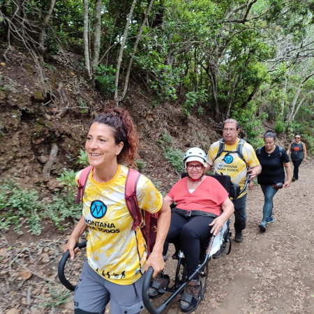 El programa de senderismo adaptado e inclusivo de La Laguna agenda sus últimas dos rutas del año