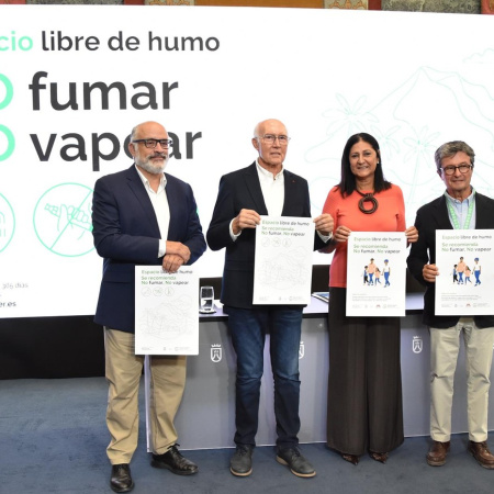Tenerife establecerá más de 150 espacios libres de humo y de vapeo en toda la isla