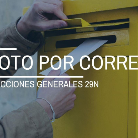¿Cómo solicitar el voto por correo en las elecciones generales del 29 de noviembre?