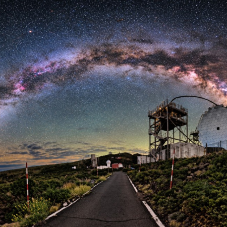 La Palma inaugura los cuatro telescopios grandes Cherenkov que analizarán los fenómenos más energéticos del Universo