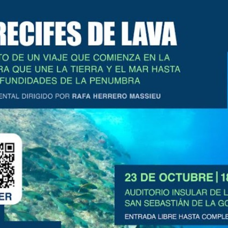 El Auditorio de La Gomera acoge la proyección del documental ‘Arrecifes de Lava’, de Rafa Herrero Massieu